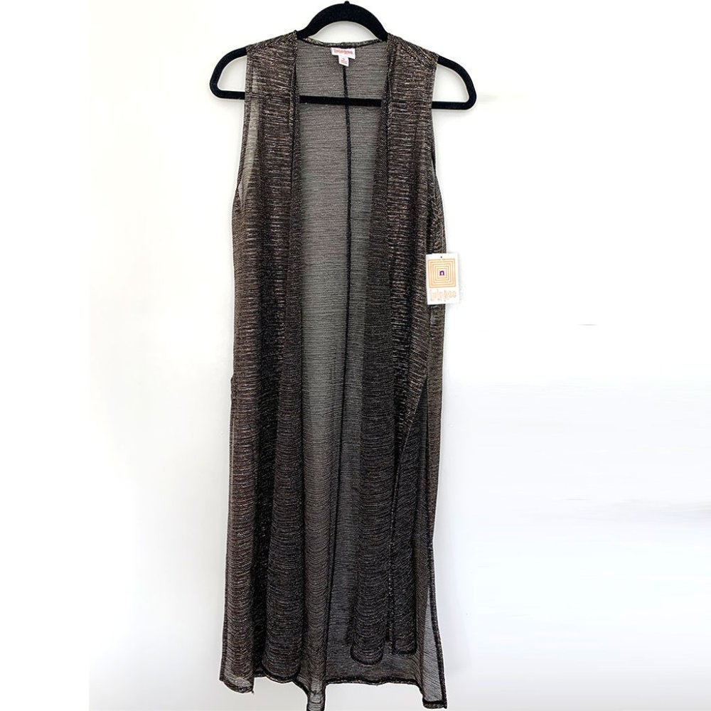 LuLaRoe Joy shimmer duster / vest - BNWT
